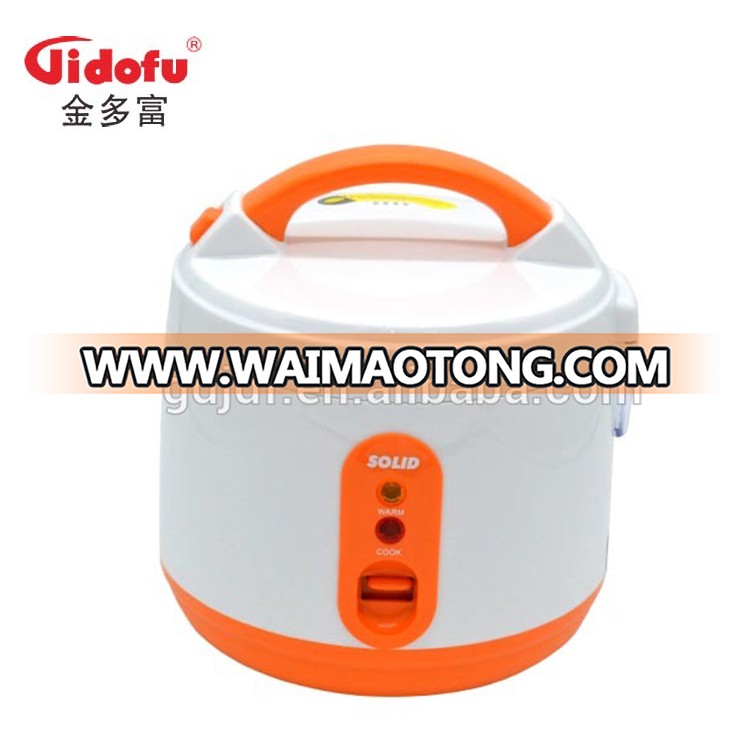 Wholesale 1.8L full-view multi-function orange mini cute electric rice cooker